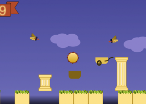 a evolutionarily generated level from Apollo's Journey